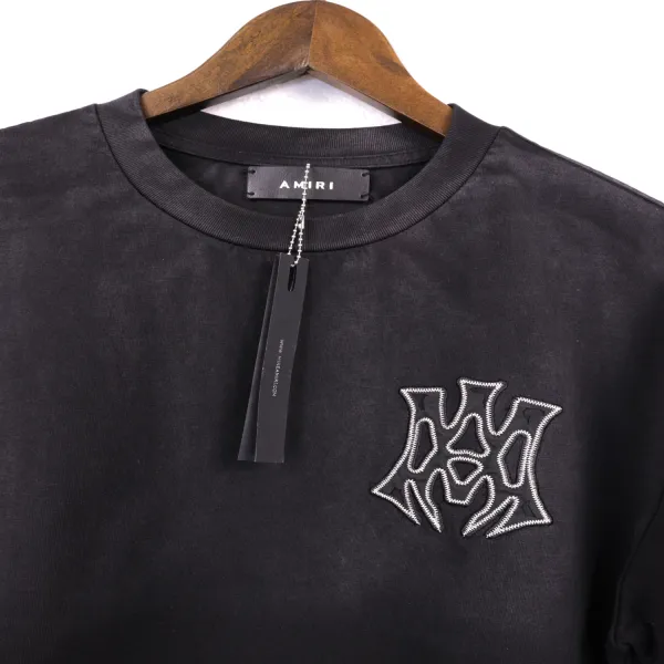 Amiri Hollywood Logo T-Shirt Aqua - 5