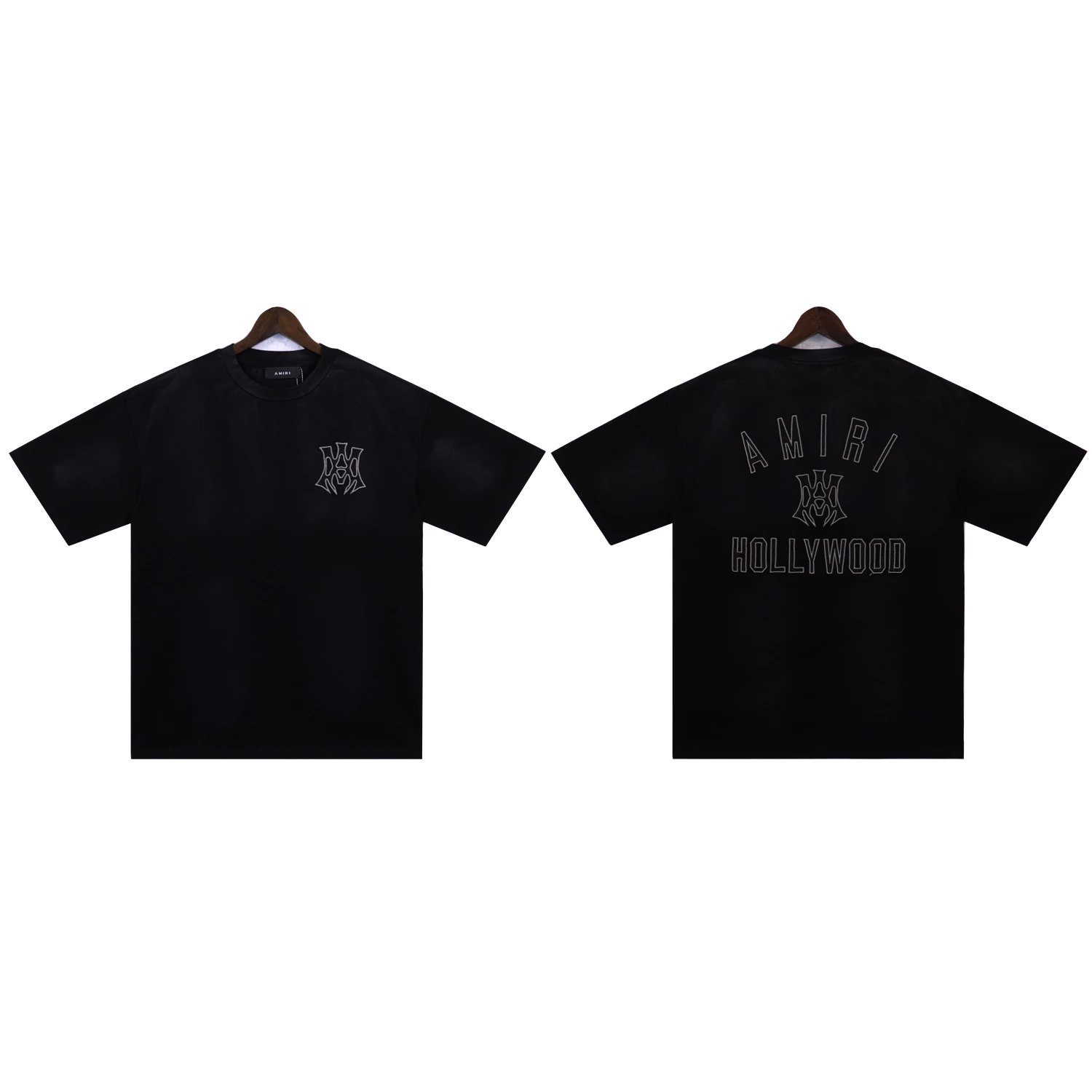 Amiri Hollywood MA Logo Tee Black