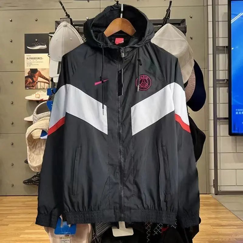 Paris Saint-Germain Windbreaker Jacket Navy Blue - 4