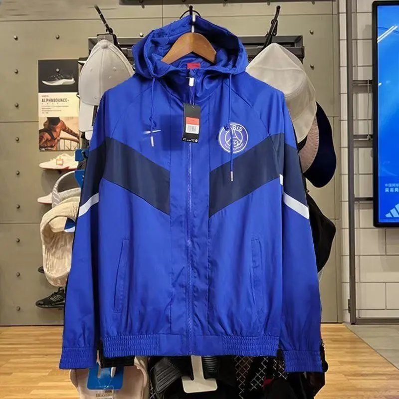 Paris Saint-Germain Windbreaker Jacket Navy Blue - 5