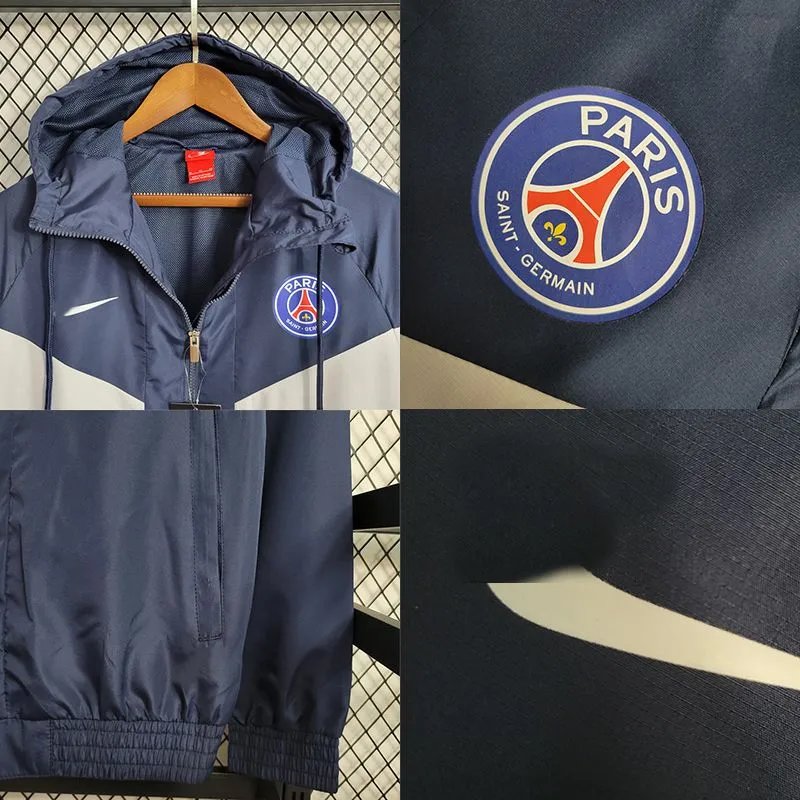 Paris Saint-Germain Windbreaker Jacket Navy Blue - 2
