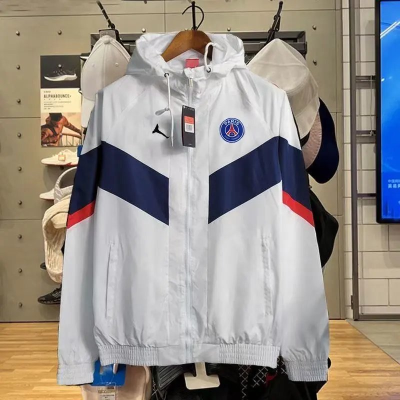 Paris Saint-Germain Windbreaker Jacket Navy Blue - 6