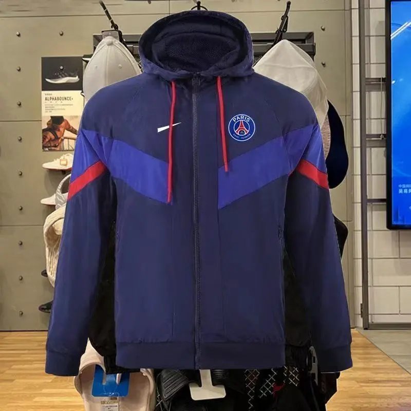 Paris Saint-Germain Windbreaker Jacket Navy Blue - 3