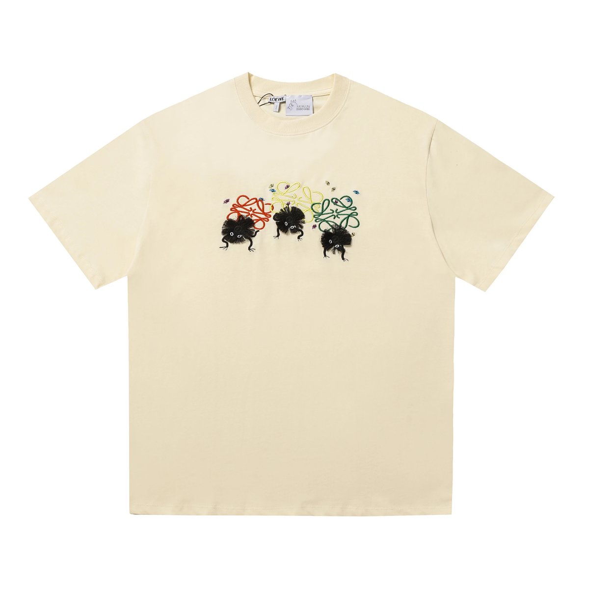Loewe Pixelated Anagram White T-Shirt product detail 10 in Litbuy spreadsheet finds