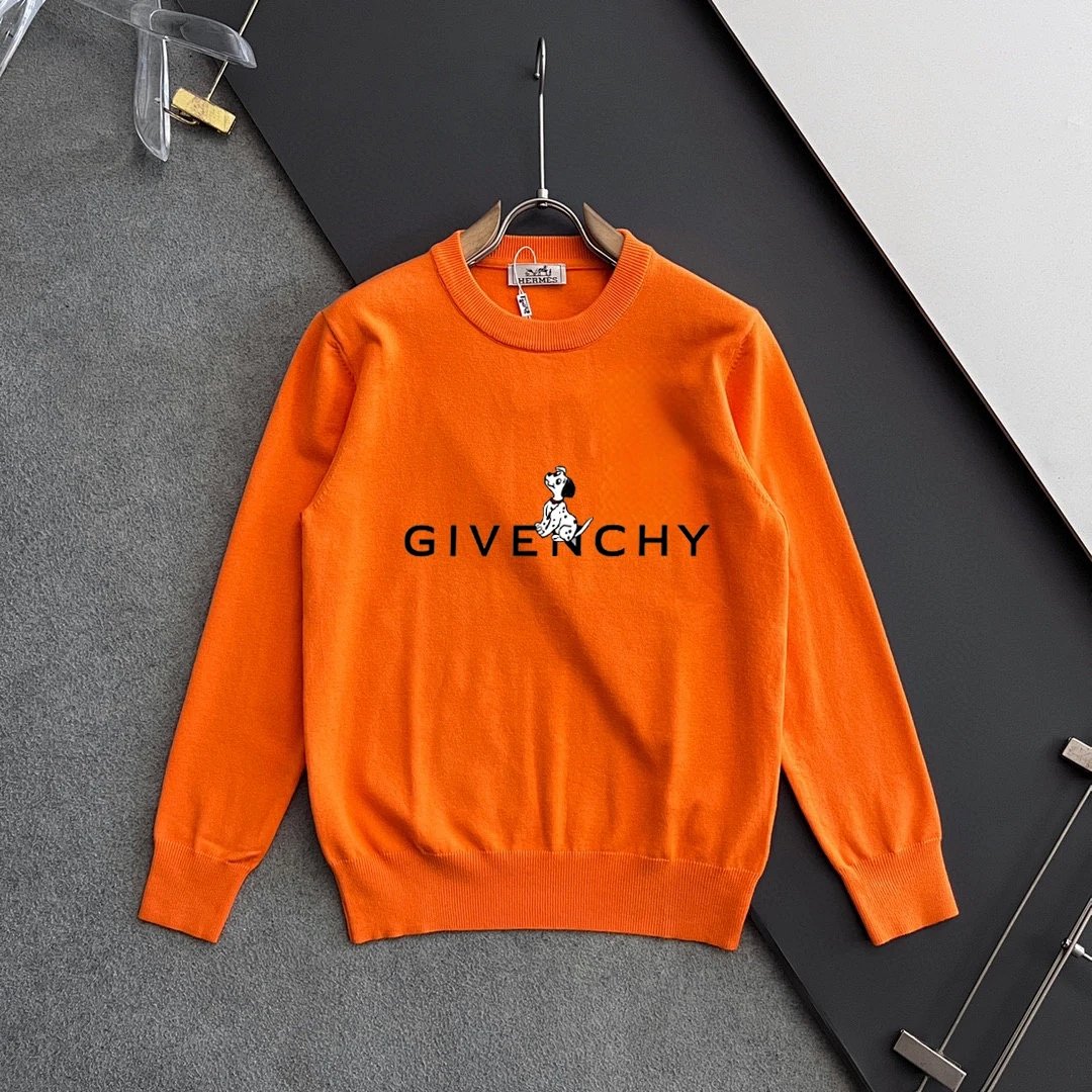 Givenchy Dalmatian Logo Knit Sweater Red product detail 7 in Litbuy spreadsheet finds