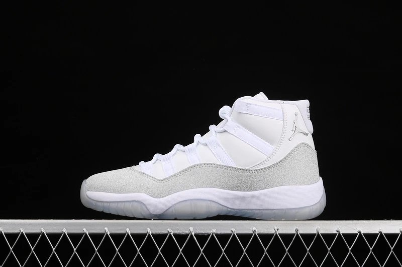 Jordan Air Jordan 11 Retro White Silver Glitter
