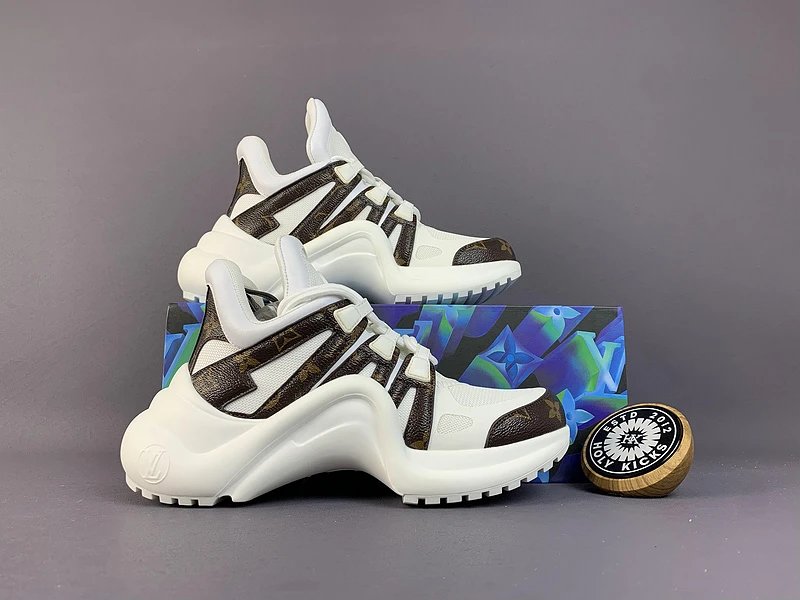Louis Vuitton Archlight Sneaker White Damier Laces