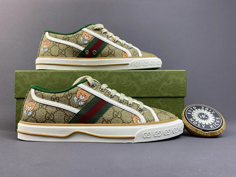 Gucci Tennis 1977 Kai Bear GG Beige