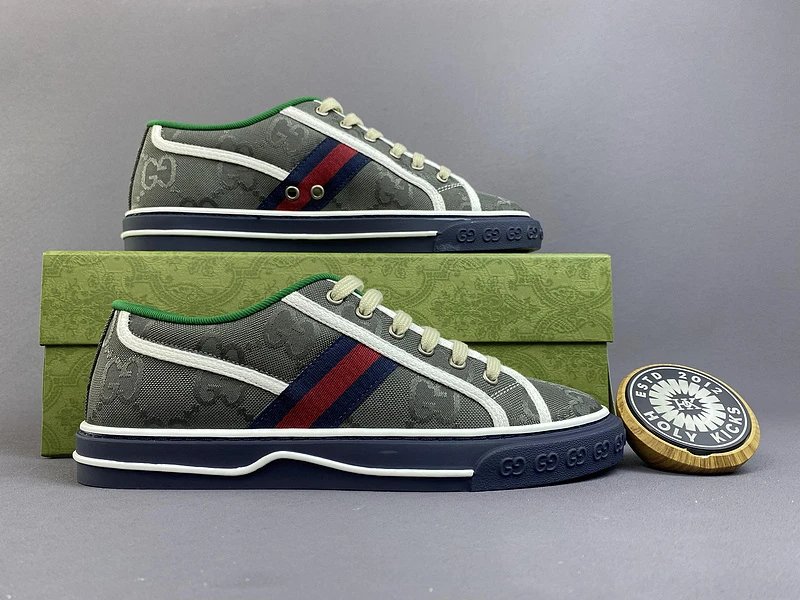 Gucci Tennis 1977 GG Supreme Grey Navy