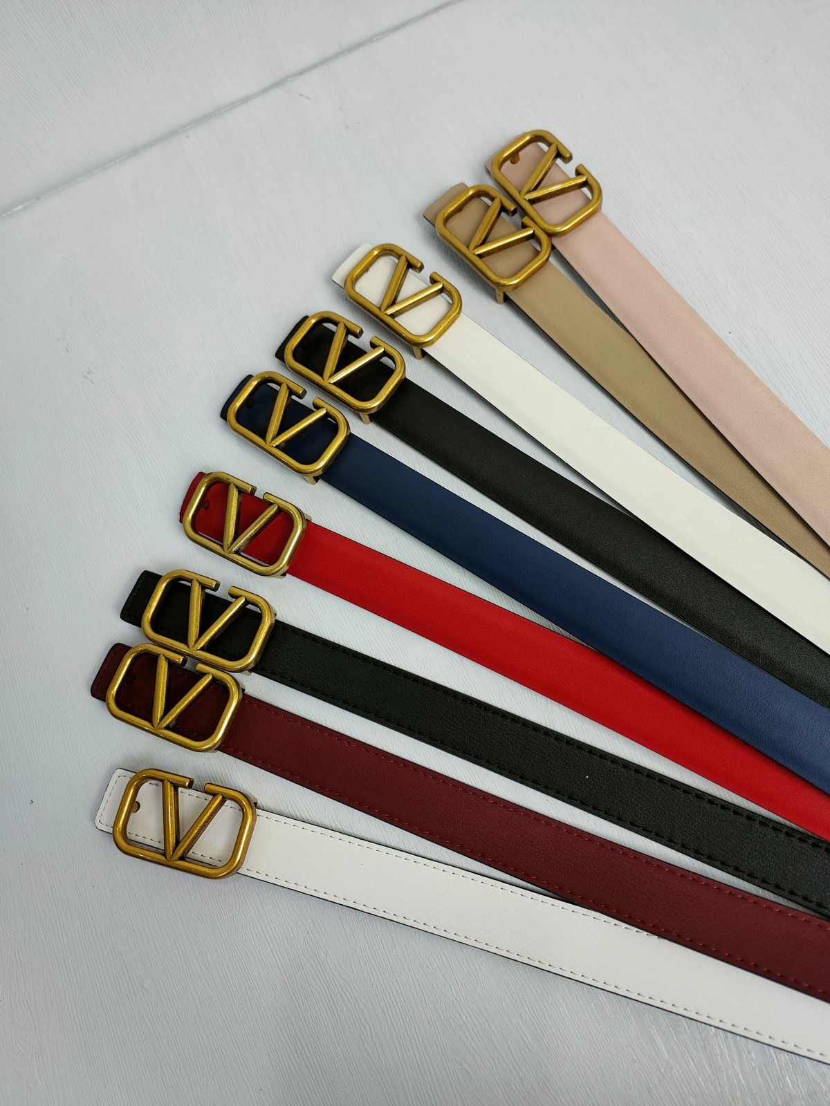 Valentino VLOGO Belt Pink Leather Belt product detail 11 in Litbuy spreadsheet finds