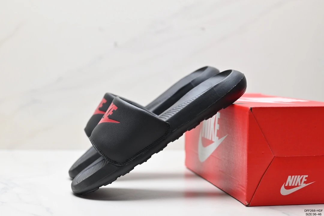 Nike Benassi JDI Red Slippers - 6