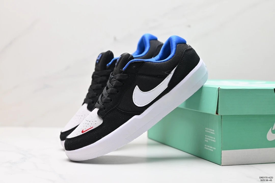 Nike SB Force 58 Suede Black Blue
