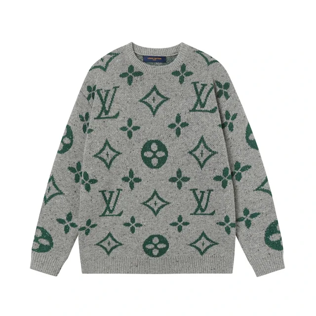 Louis Vuitton Knitwear Monogram Crewneck Knit Sweater product detail image 1
