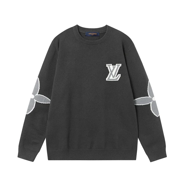 Louis Vuitton Knitwear Monogram Crewneck Knit Sweater product detail image 4