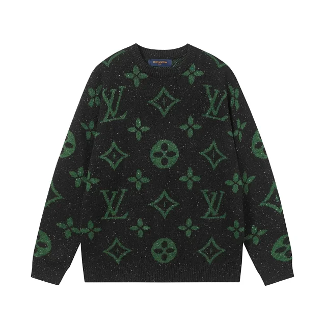 Louis Vuitton Knitwear Monogram Crewneck Knit Sweater product detail image 6
