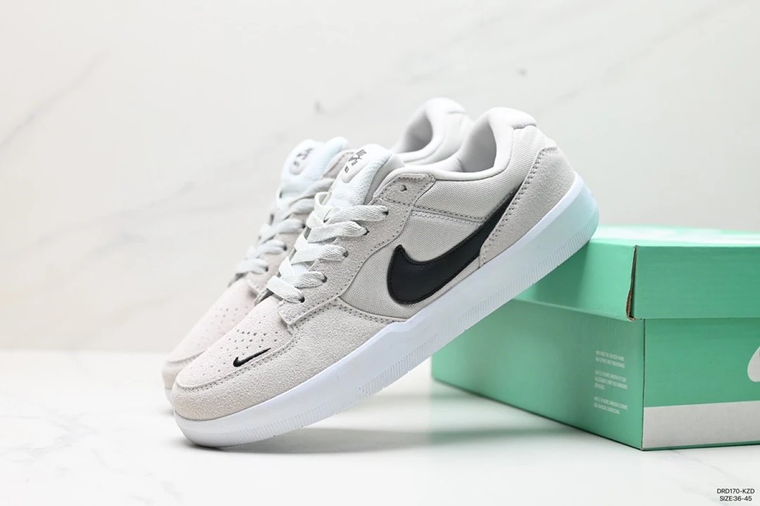 Nike SB Force 58 Suede Cream Blue