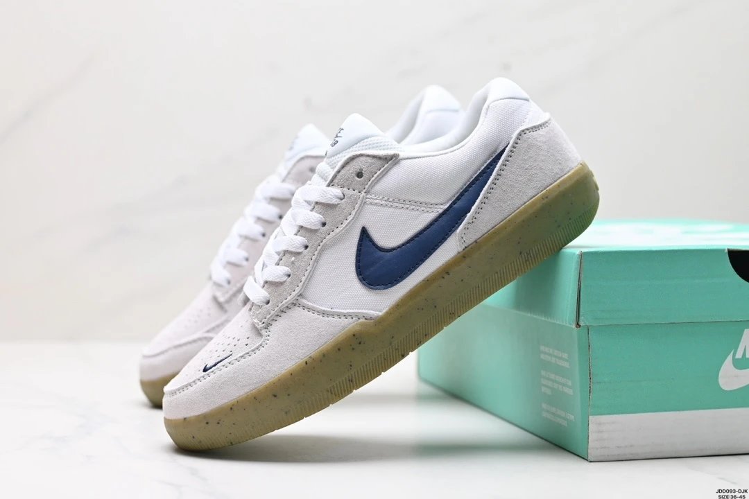 Nike SB Force 58 Suede White Navy Gum