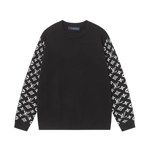 Louis Vuitton Knitwear Monogram Crewneck Knit Sweater product detail image 3