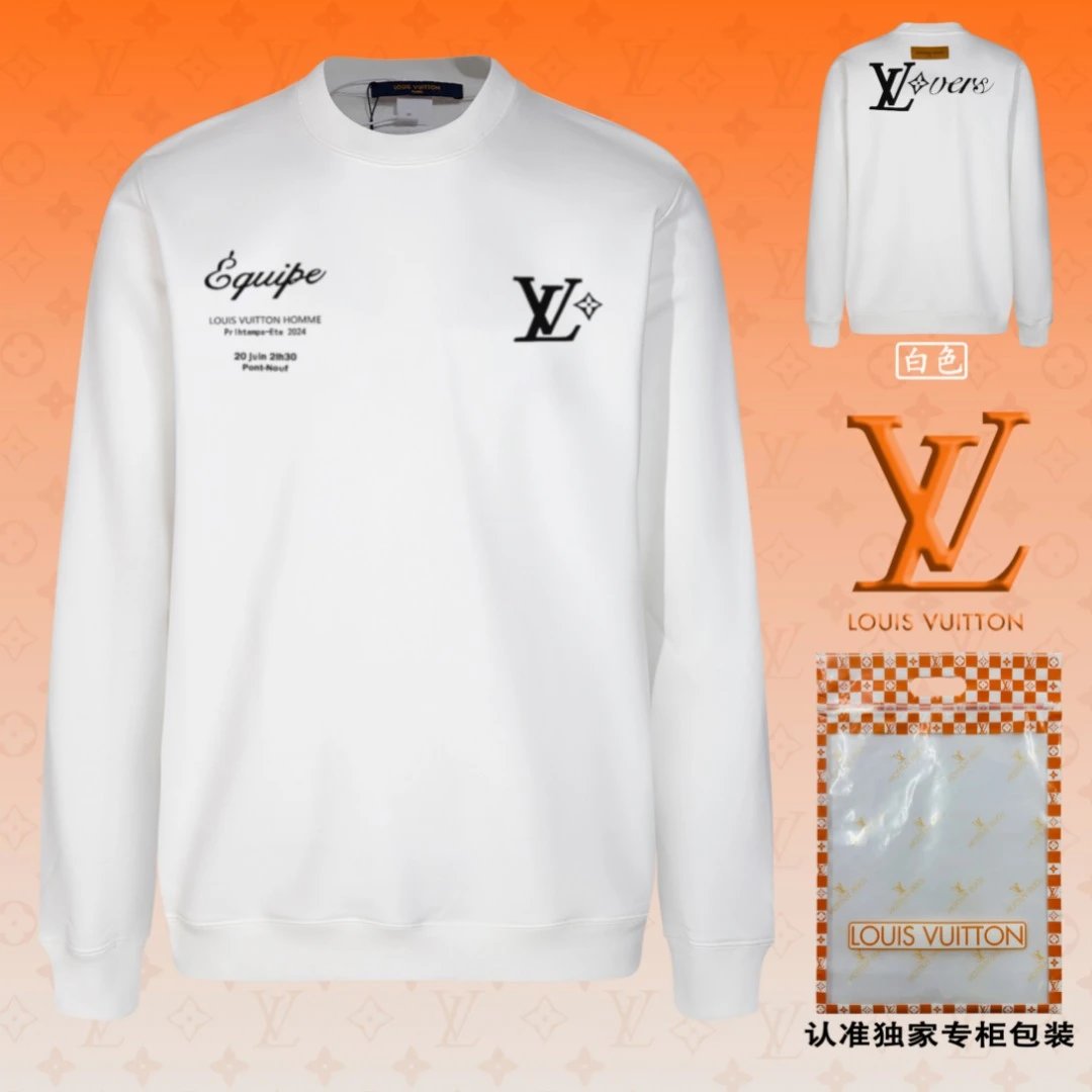 Louis Vuitton Equipe Lovers Sweatshirt White