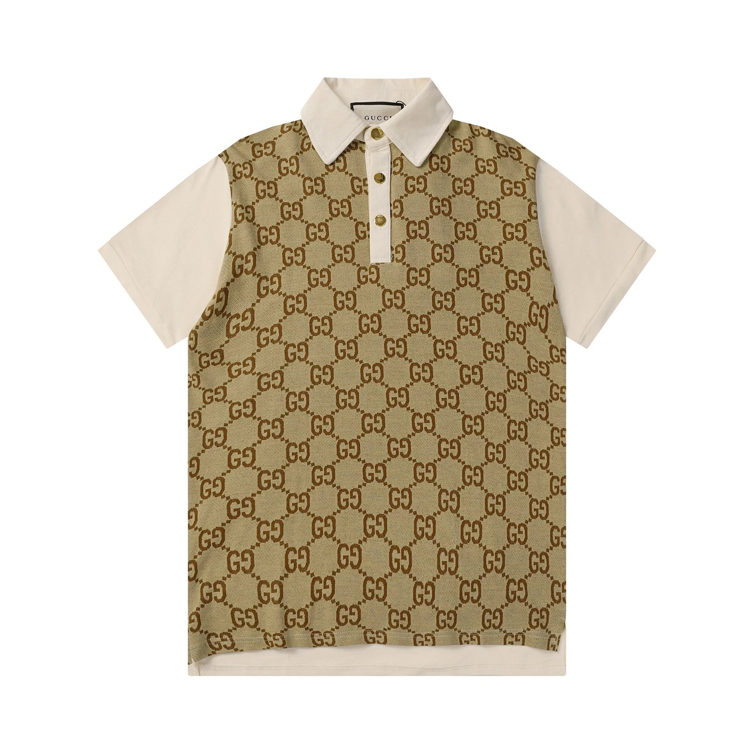 Gucci GG Pocket Polo Red Ivory Navy