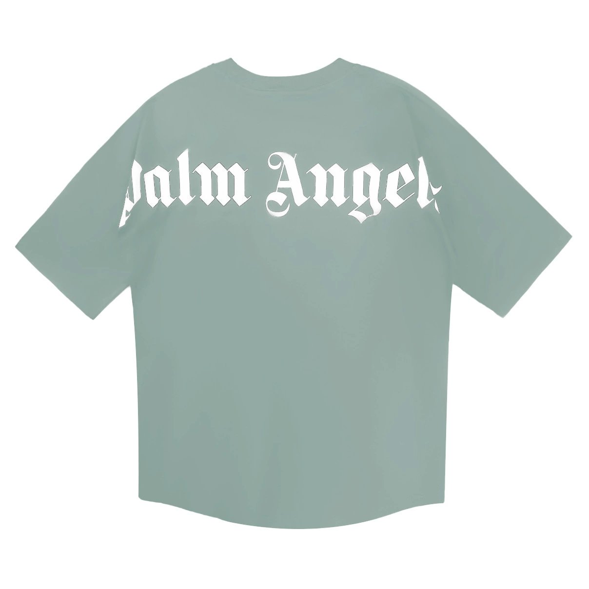 Palm Angels Classic Logo Tee Sage White