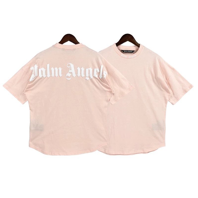 Palm Angels Classic Logo Tee Pink White