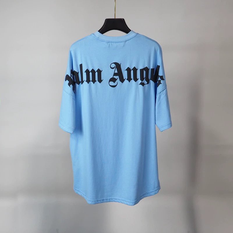 Palm Angels Classic Logo Tee Blue Black