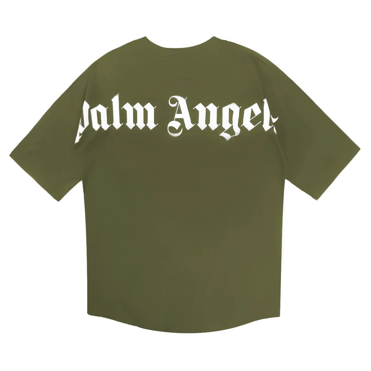 Palm Angels Classic Logo Oversized Tee Olive