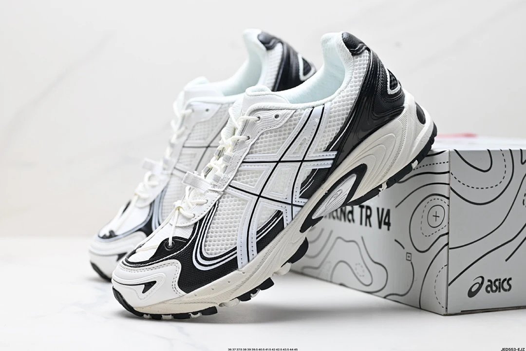 ASICS Gel-Kayano TR V4 White Red Sneakers Running Shoes product detail 4 in Litbuy spreadsheet finds