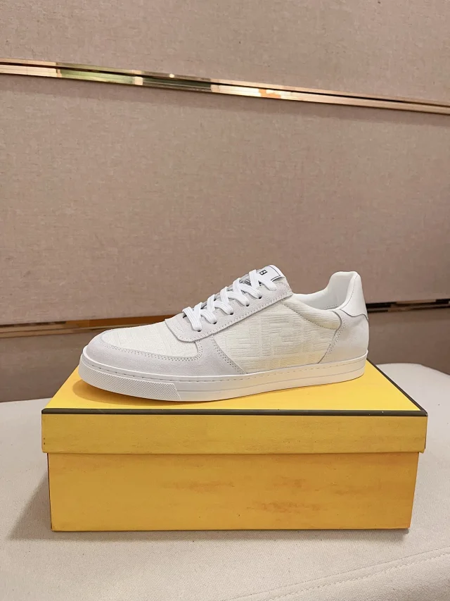 Fendi Sneakers Low-Top FF Monogram Lace-Up product detail image 3