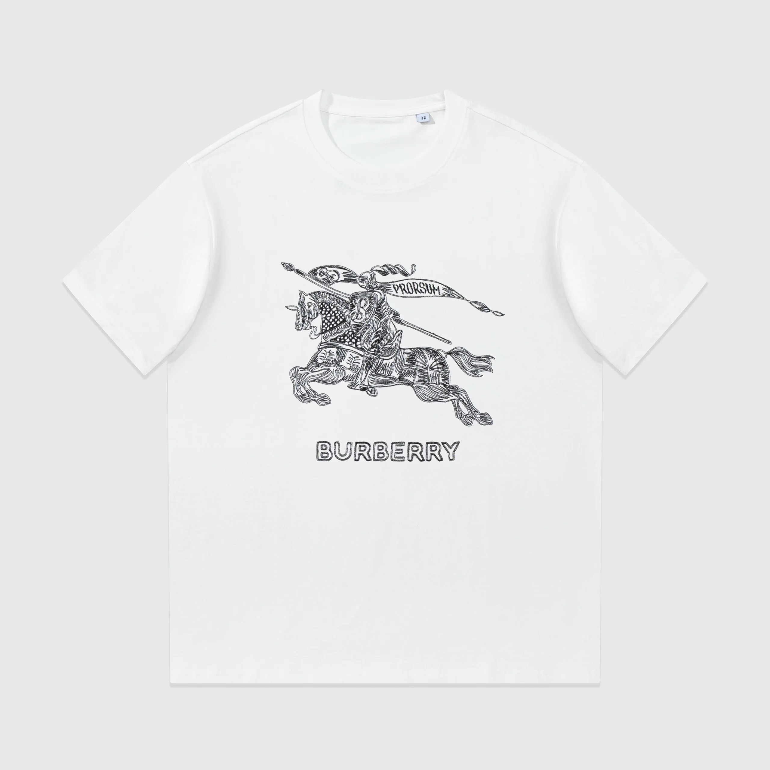 Burberry Equestrian White Tee
