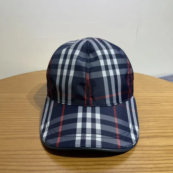 Burberry Classic Check Baseball Cap Beige Multicolor - 5