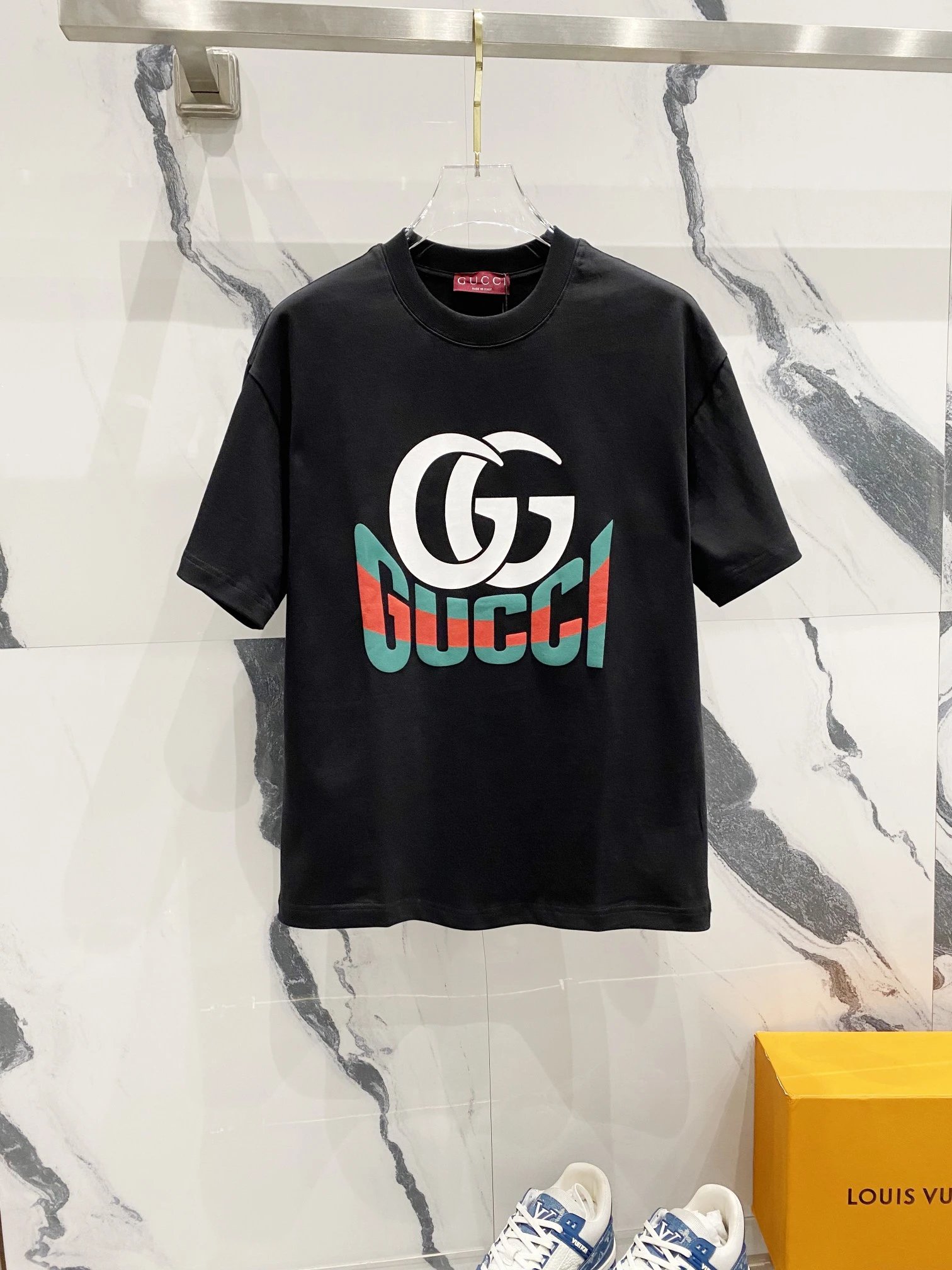 Gucci GG Retro Logo T-Shirt Black