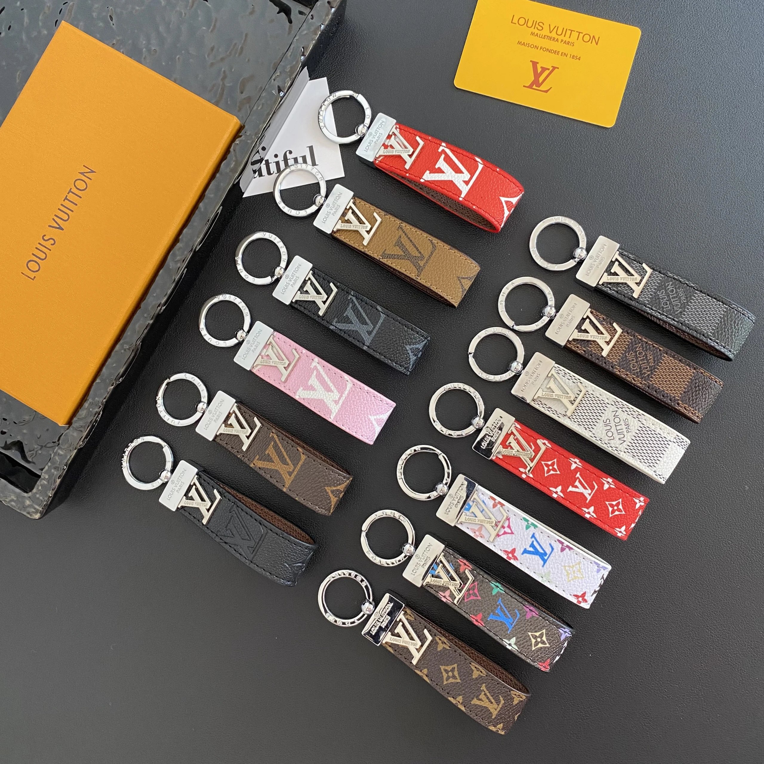 Louis Vuitton Damier Ebène Key Holder Gold Hardware Accessories - 5