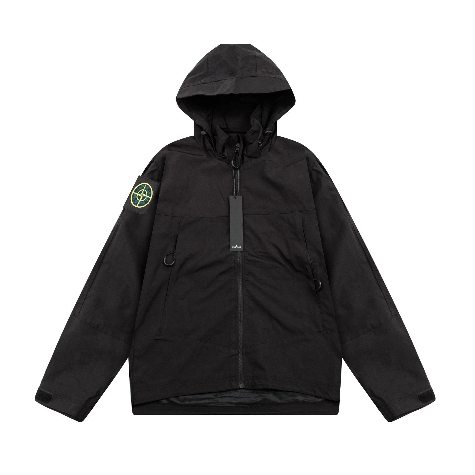 Stone Island Black Hooded Jacket