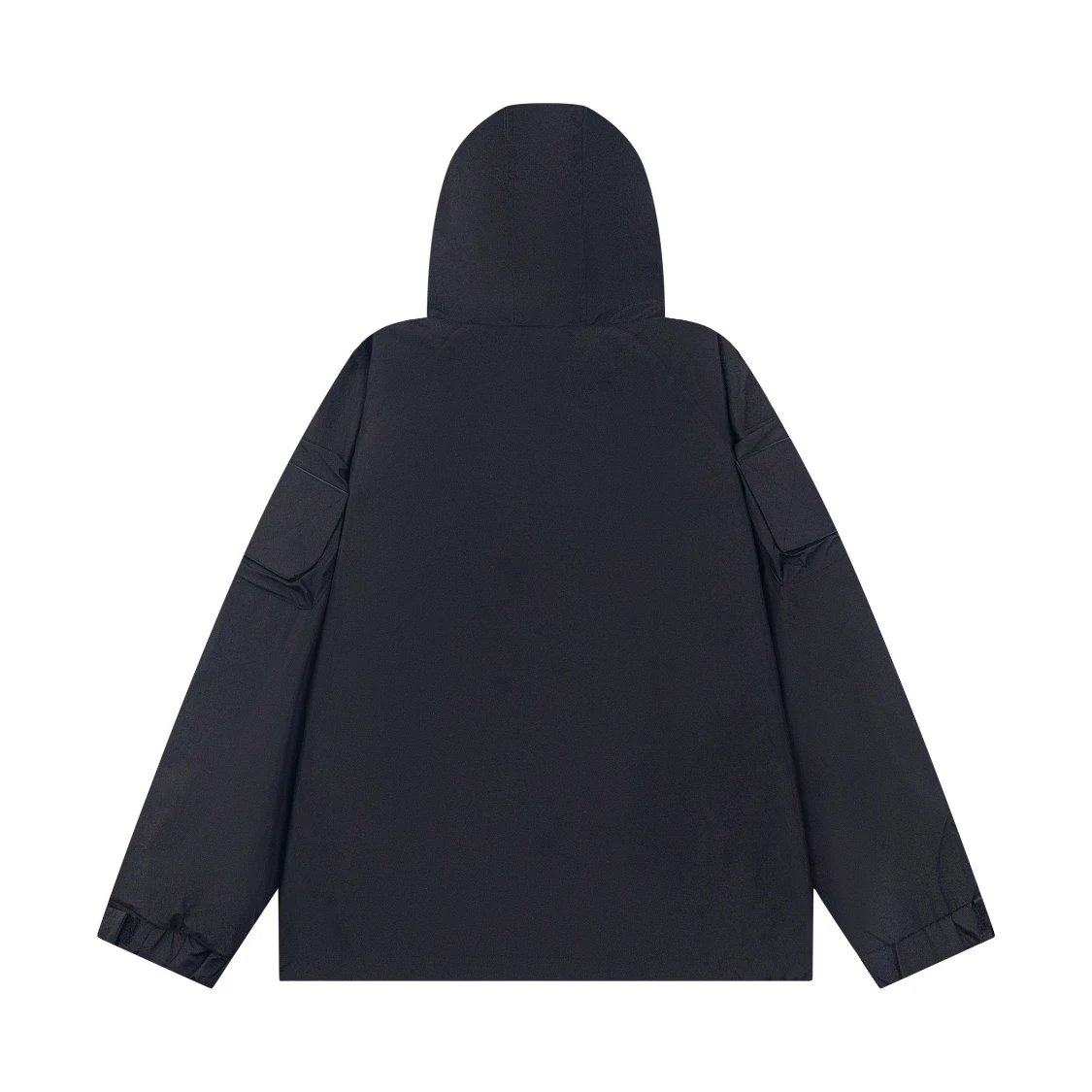 Prada Re-Nylon Hooded Windbreaker Black Outerwear - 6