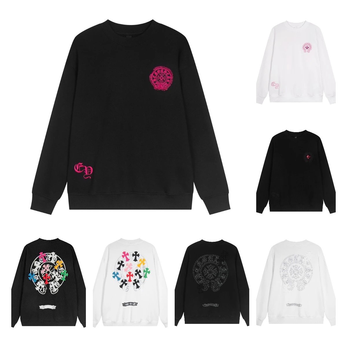 Chrome Hearts Black Long Sleeve Sweatshirt
