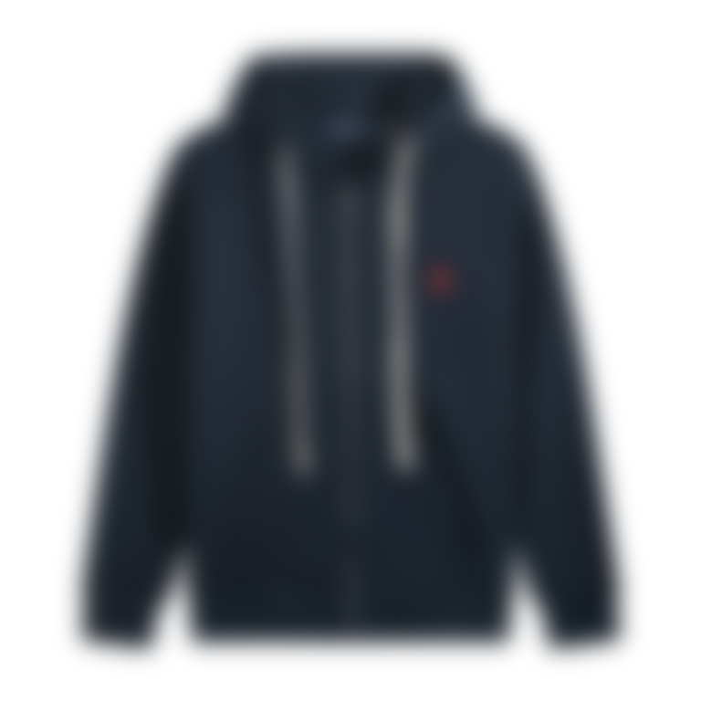 navy blue and red
