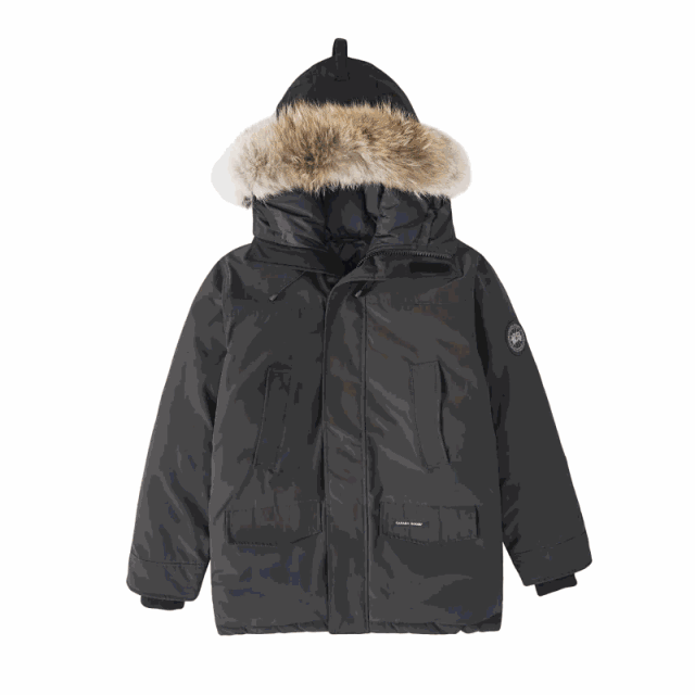 Canada Goose Down Jackets Fur-Trim Hooded Parka product detail image 1
