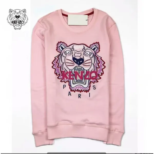 Kenzo Tiger Embroidered Black Hoodie - 11