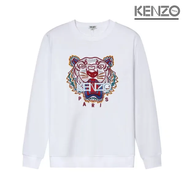 Kenzo Tiger Embroidered Black Hoodie - 10