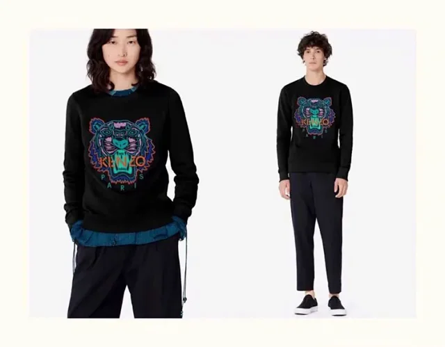 KENZO Hoodies & Sweatshirts Crew-Neck Graphic Sweatshirt product detail image 4