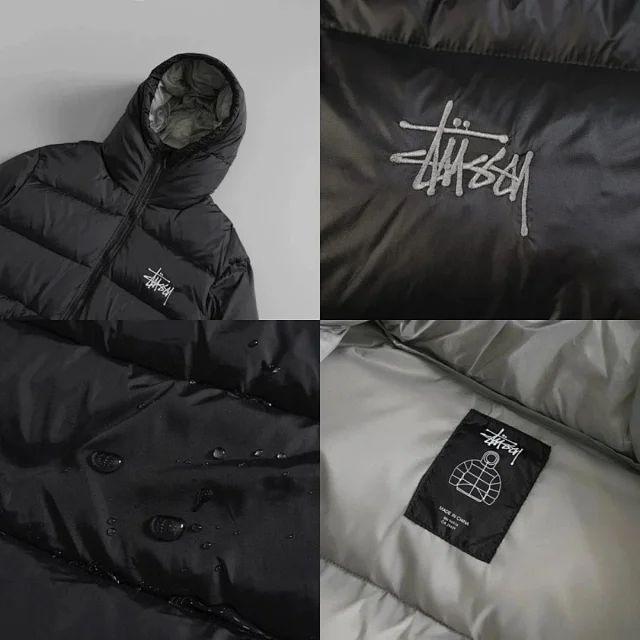 Stüssy Down Jackets Hooded Puffer Jacket product detail image 15