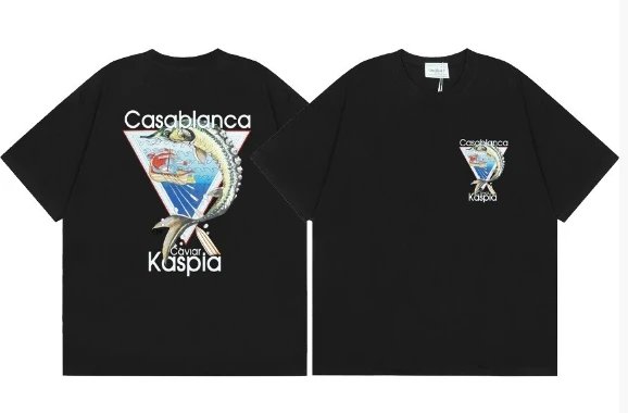 Casablanca Lagos Kokopelli White Cotton Graphic T-Shirt