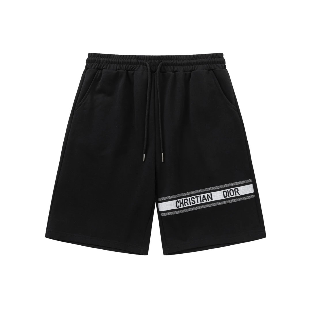 Dior CD Logo White Cotton Shorts - 11
