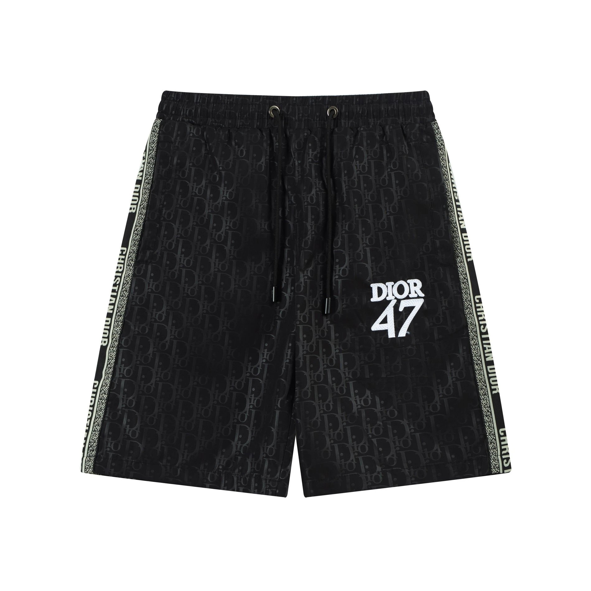 Dior CD Logo White Cotton Shorts - 15