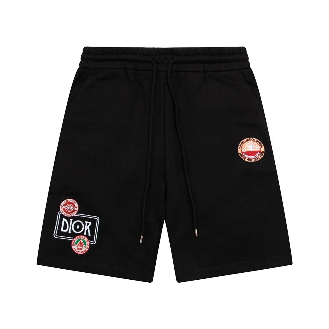 Dior CD Logo White Cotton Shorts - 13