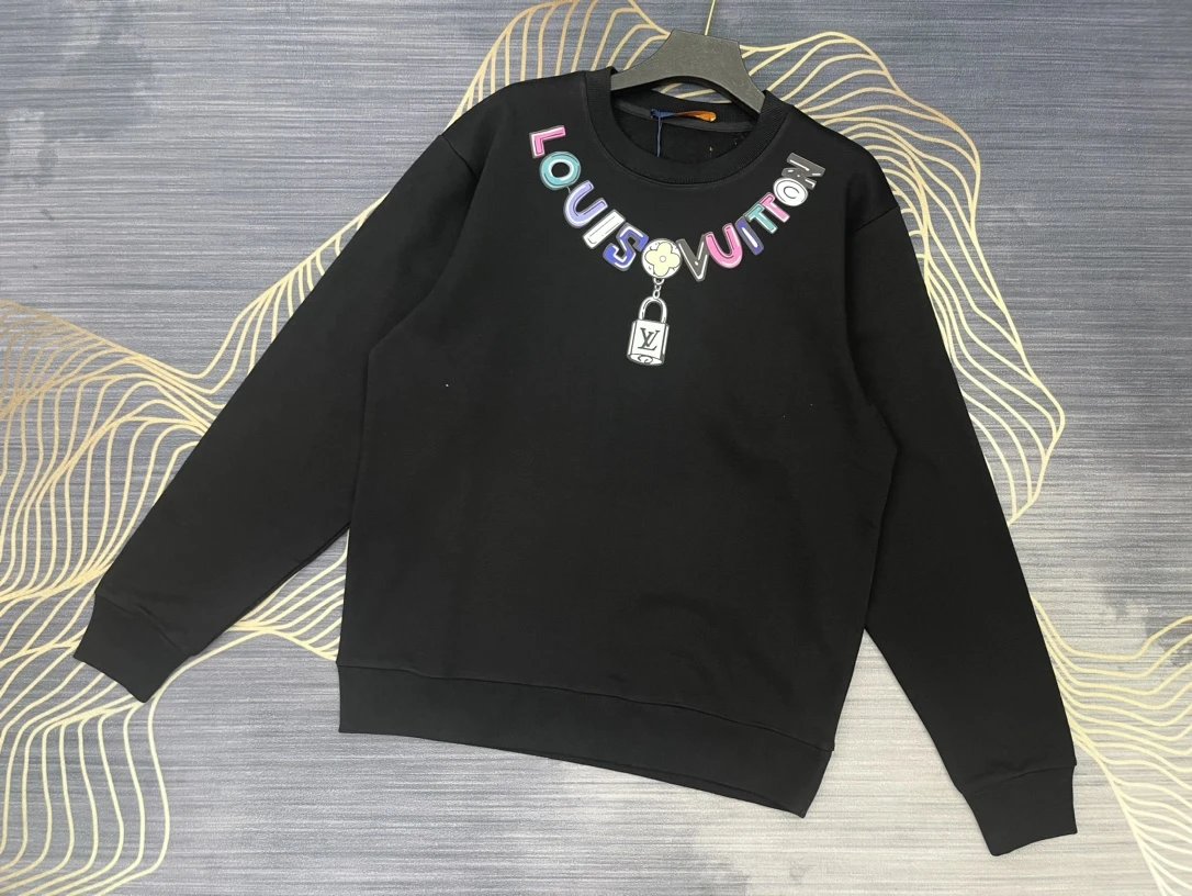 Versace Baroque Logo Embroidered Cream Hoodie - 15