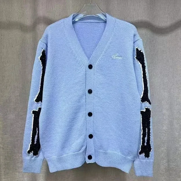 MLB Knitwear Button-Front V-Neck Knit Cardigan product detail image 10