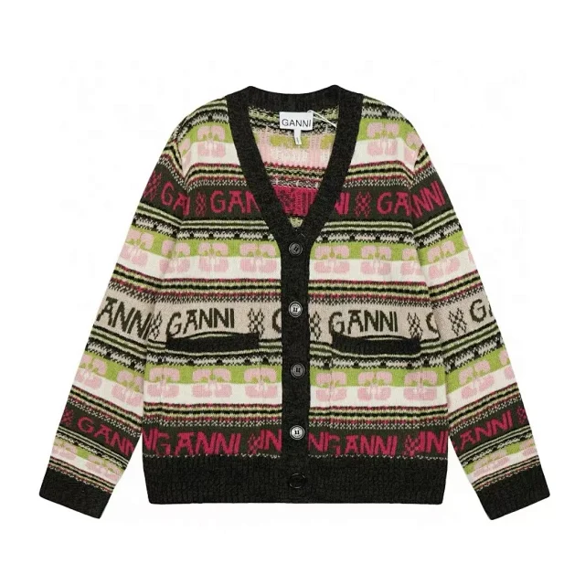 MLB Knitwear Button-Front V-Neck Knit Cardigan product detail image 13